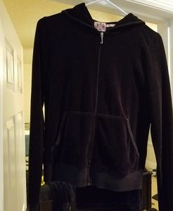 Black Juicy Couture zip up Track Jacket